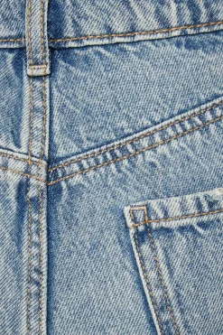 Jeans & Denim | Shorts-Dynamite Justina Straight Denim Shorts Blue