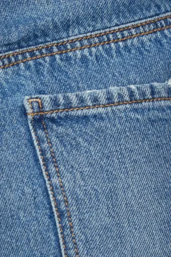 Jeans & Denim | Shorts-Dynamite Justina Straight Denim Shorts Blue