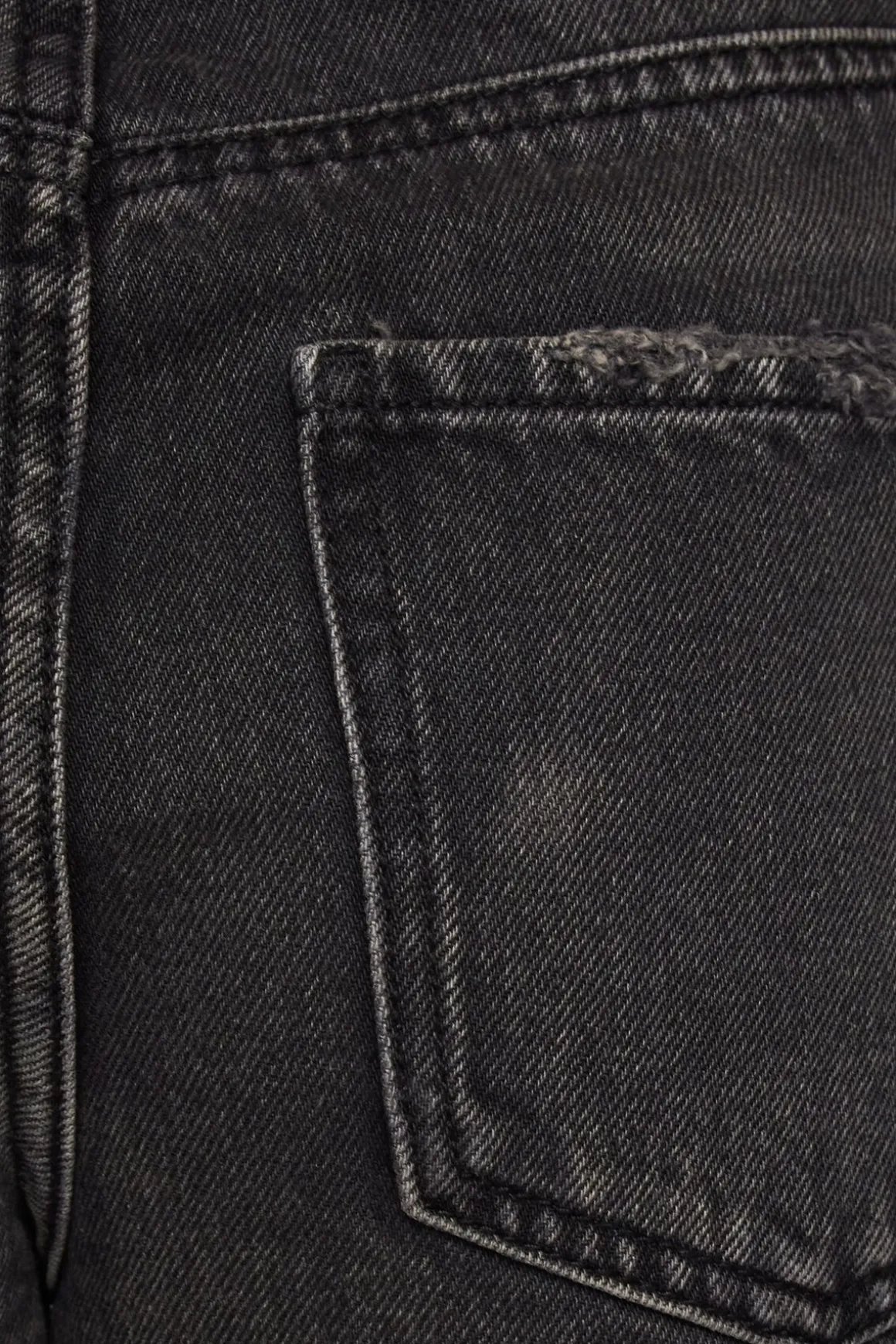 Jeans & Denim | Shorts-Dynamite Justina Straight Denim Shorts Black