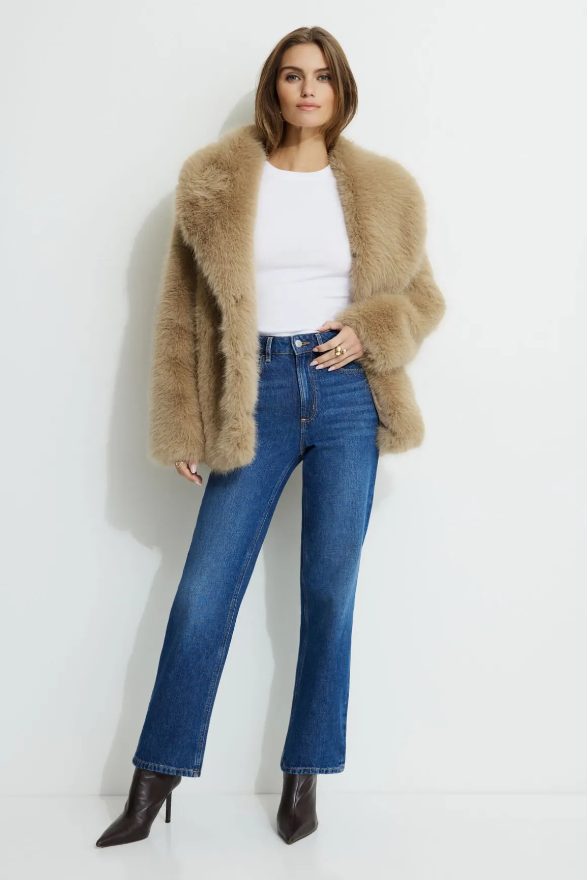 Jeans & Denim-Dynamite Justina Straight Jeans Blue