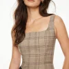 Blouses & Tops | Matching Sets-Dynamite Karla Square Neck Corset Top Brown