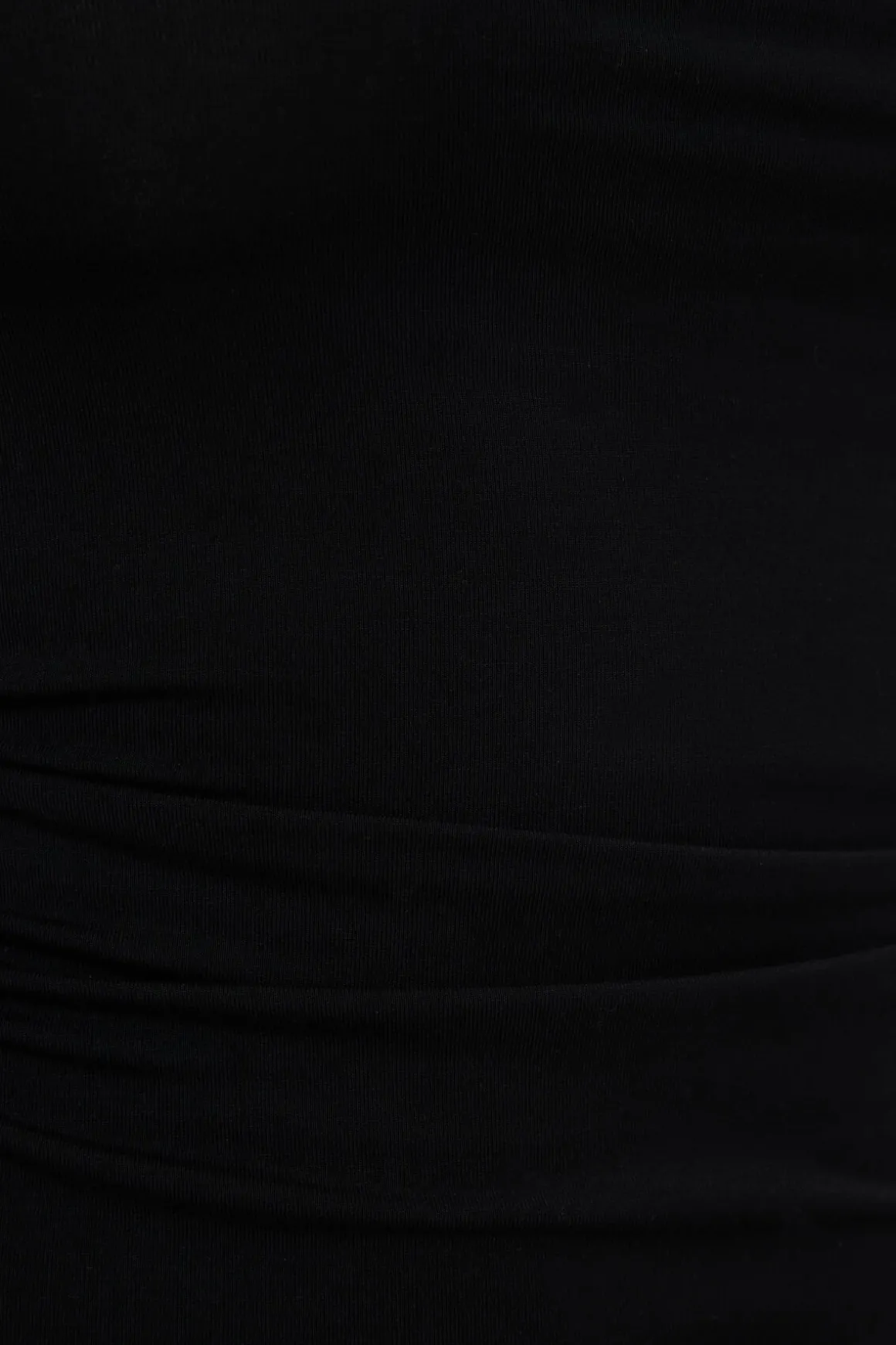 Tees & Tanks | Tees & Tanks-Dynamite Kat Single Shoulder Jersey Top Black