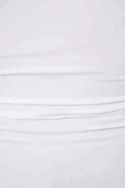 Tees & Tanks | Long Sleeve Tops-Dynamite Kat Single Shoulder Jersey Top White