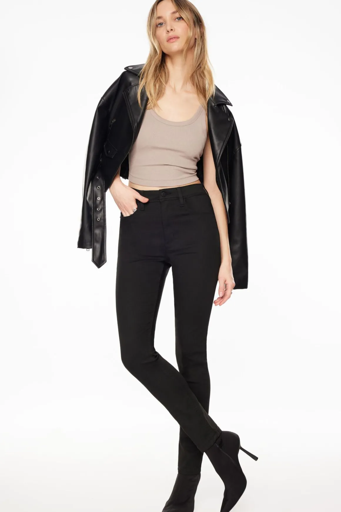 Short & Long Lengths-Dynamite Kate Ultimate Skinny Jeans Black