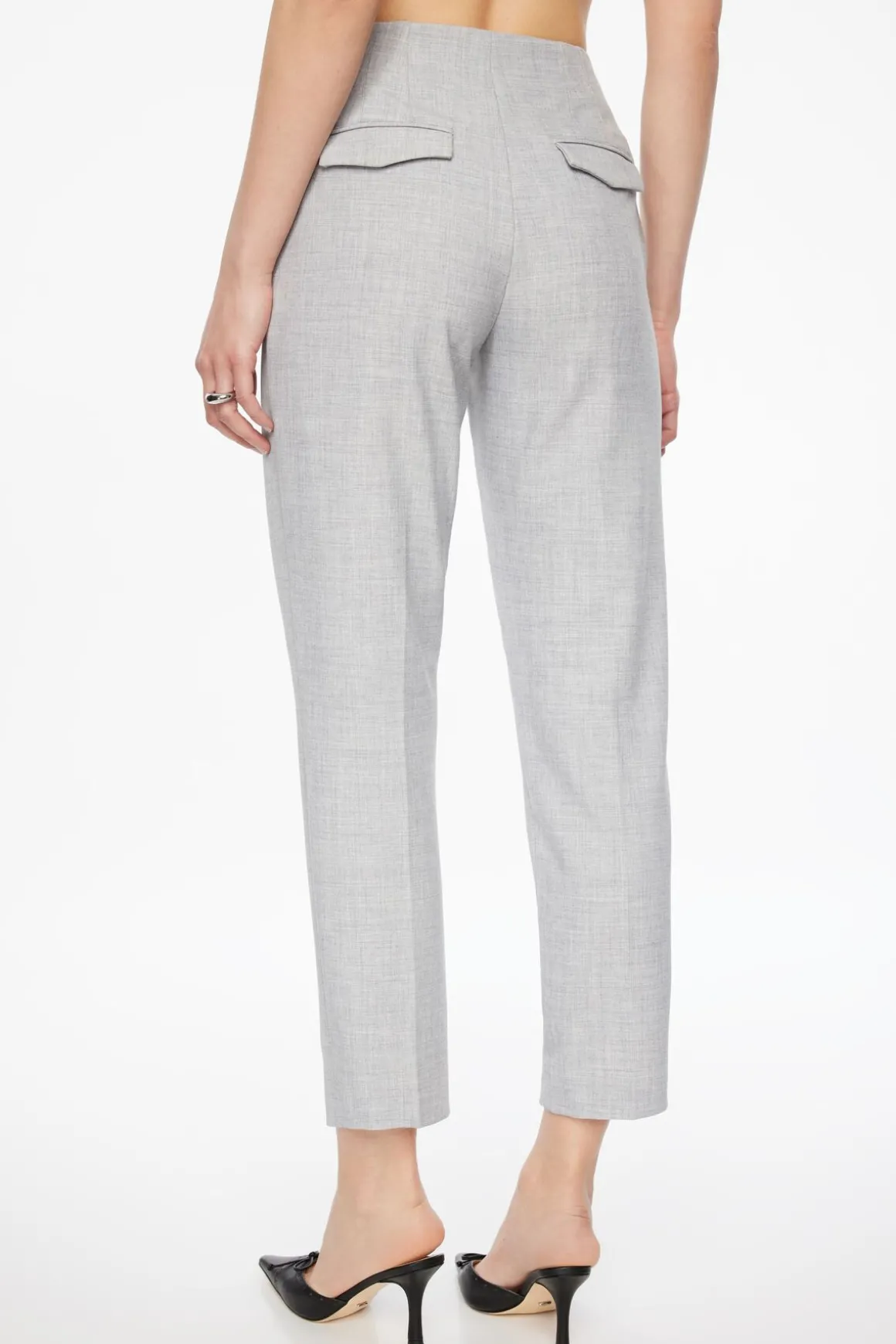 Pants | Slim Leg Pants-Dynamite Kendall Side Zip Slim Pants Gray