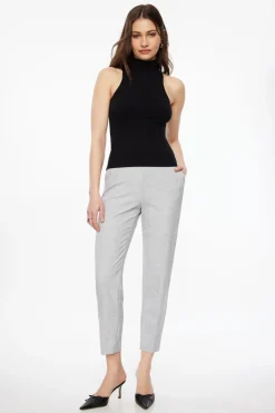 Pants | Slim Leg Pants-Dynamite Kendall Side Zip Slim Pants Gray