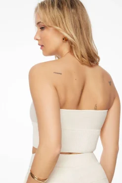 Sweaters & Cardigans | Sweaters-Dynamite Keyhole Tube Top White