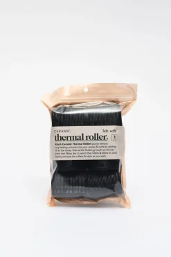 Hair Accessories-Dynamite KITSCH | Ceramic Hair Roller 8pc Variety Pack Black
