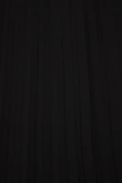 Skirts & Skorts | Skirts-Dynamite Laure Pleated Chiffon Maxi Skirt Black