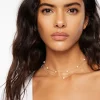 Necklaces-Dynamite Layered Delicate Pearl Necklace White