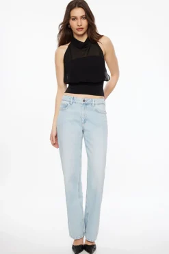 Tees & Tanks | Tees & Tanks-Dynamite Layered Georgette Halter Top Black