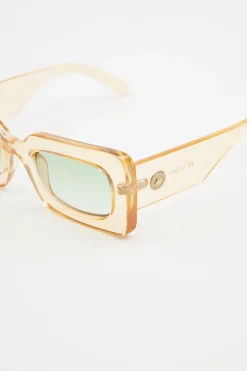 Sunglasses-Dynamite LE SPECS | Oh Damn Sunglasses Brown