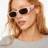 Sunglasses-Dynamite LE SPECS | Unreal Quilted Sunglasses Pink