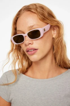 Sunglasses-Dynamite LE SPECS | Unreal Quilted Sunglasses Pink