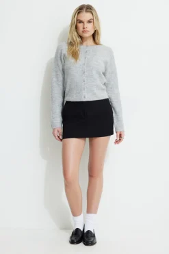 Sweaters & Cardigans | Sweaters-Dynamite Light Boxy Cardigan Gray