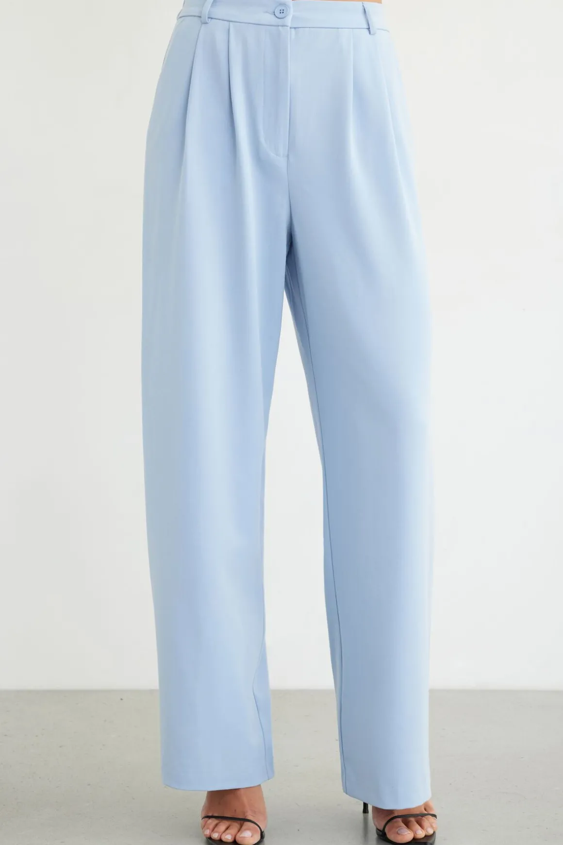 Pants | Straight Leg Pants-Dynamite Lila Straight Pants Blue