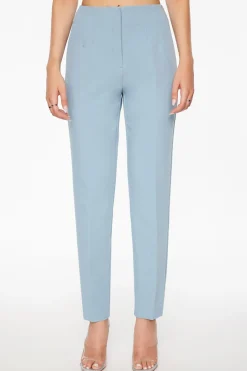 Pants | Slim Leg Pants-Dynamite Lina Full Length Slim Pants Blue