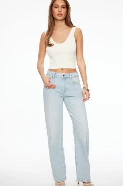 Sweaters & Cardigans | Sweaters-Dynamite Linen Crop Knit Tank Top White
