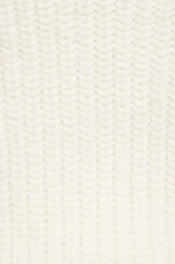 Sweaters & Cardigans | Sweaters-Dynamite Linen Crop Knit Tank Top White