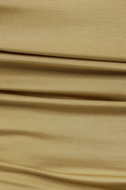 Tees & Tanks | Tees & Tanks-Dynamite Livia Off Shoulder Top Brown