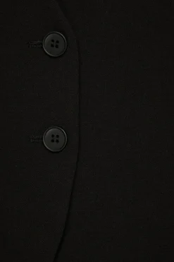 Blazers & Vests | Vests-Dynamite Long Flyaway Vest Black
