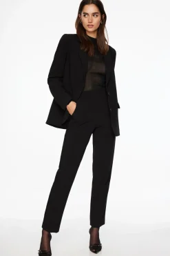 Blazers & Vests-Dynamite Lorelei Two Button Blazer Black