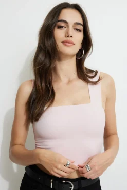 Tees & Tanks | Tees & Tanks-Dynamite Lota Sculpt Tank Top Pink