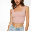 Tees & Tanks | Tees & Tanks-Dynamite Lota Sculpt Tank Top PINK