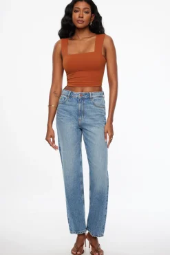 Tees & Tanks | Tees & Tanks-Dynamite Lota Sculpt Tank Top Red