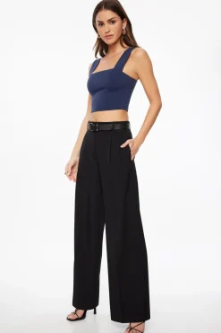 Tees & Tanks | Tees & Tanks-Dynamite Lota Sculpt Tank Top Blue