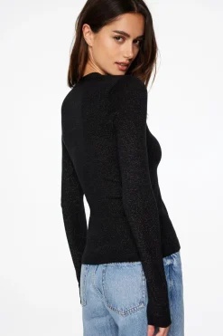 Sweaters & Cardigans | Sweaters-Dynamite Lurex Cardigan Black