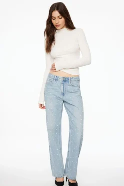 Tees & Tanks | Tees & Tanks-Dynamite Maisie Popcorn Textured Top White