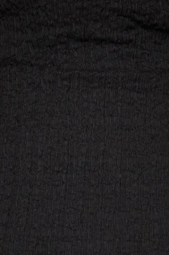 Tees & Tanks | Tees & Tanks-Dynamite Maisie Popcorn Textured Top Black
