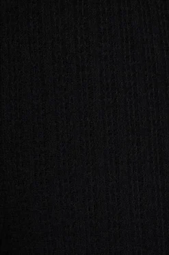 Pants-Dynamite Malika Crochet Wide Leg Pants Black