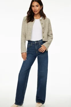 Blazers & Vests | Matching Sets-Dynamite Margaux Tweed Blazer Brown