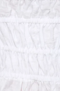 Blouses & Tops | Blouses & Tops-Dynamite Maria Shirred Bow Cami White