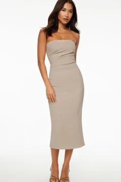 Dresses & Jumpsuits | Midi & Maxi Dresses-Dynamite Matilda Maxi Tube Dress Gray