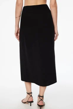 Skirts & Skorts | Skirts-Dynamite Maxine Slip Midi Skirt Black