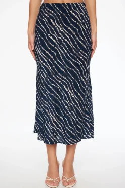 Skirts & Skorts | Skirts-Dynamite Melody Slip Midi Skirt Blue