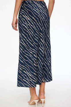 Skirts & Skorts | Skirts-Dynamite Melody Slip Midi Skirt Blue