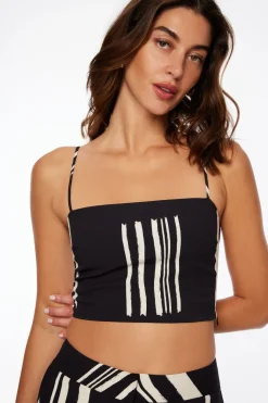 Blouses & Tops | Blouses & Tops-Dynamite Mia Square Neck Crop Cami Black