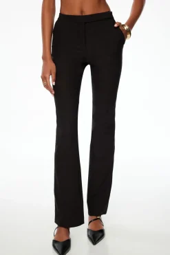Pants-Dynamite Mid Rise Bootcut Pants Black