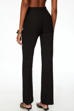 Pants-Dynamite Mid Rise Bootcut Pants Black
