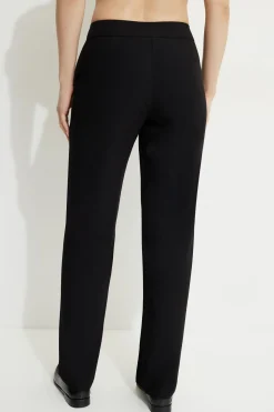 Pants | Straight Leg Pants-Dynamite Mid Rise Straight Leg Pants Black