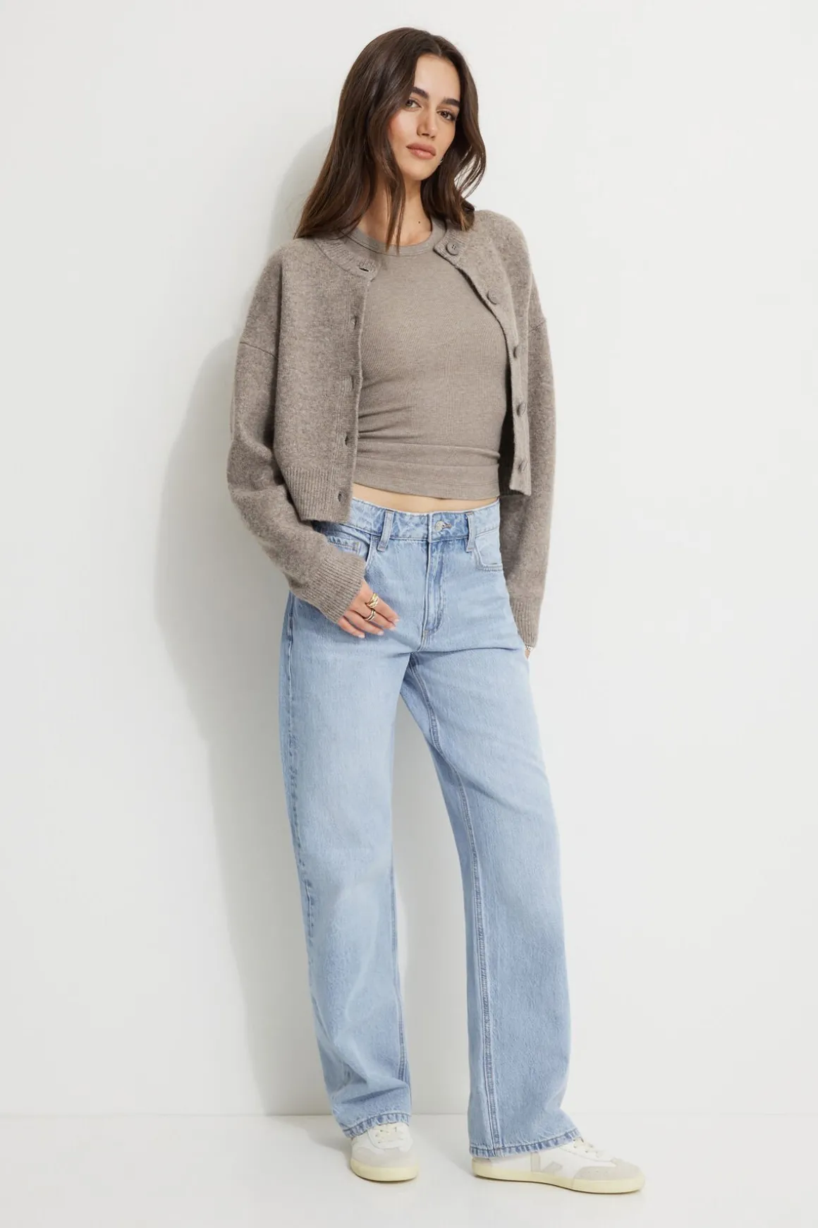 Jeans & Denim-Dynamite Mika Relaxed Straight Jeans Blue
