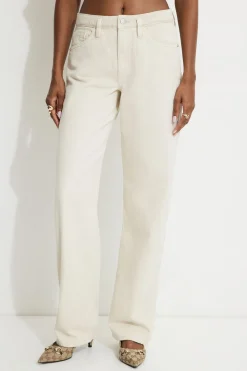 Jeans & Denim | Matching Sets-Dynamite Mika Relaxed Straight Jeans Brown