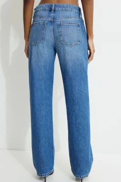 Jeans & Denim | Bestsellers-Dynamite Mika Relaxed Straight Jeans Blue