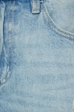 Jeans & Denim-Dynamite Mika Relaxed Straight Jeans Blue