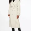 Coats & Jackets | Classic Coats-Dynamite Military Faux Leather Trench Coat Beige