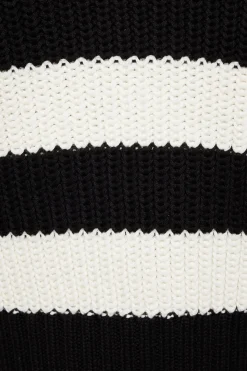 Sweaters | Long Sleeve Tops-Dynamite Mock Neck Zip Sweater Black